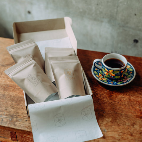 Tea Sampler Set by Tokyo Coffee Organic Tea Leaves 60g x4