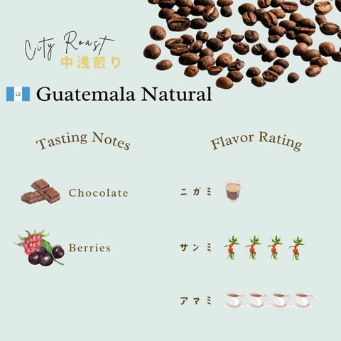 オーガニック コーヒー | グアテマラ ナチュラル製法