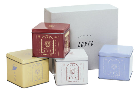 Tea Gift Set by Tokyo Coffee Organic Tea Leaves 230g x4 - オーガニックコーヒーの通販、サブスク - コーヒー豆の卸売り | TOKYO COFFEE Organic Coffee
