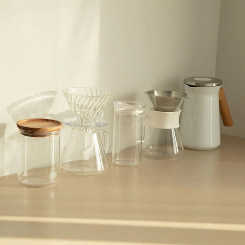 HARIO Glass Canister - オーガニックコーヒーの通販、サブスク - コーヒー豆の卸売り | TOKYO COFFEE Organic Coffee