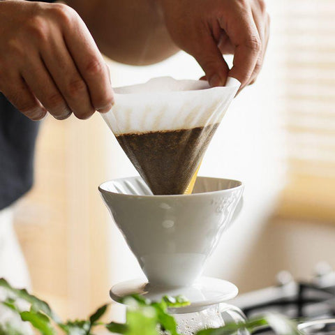 HARIO V60用 ペーパーフィルター02W 40枚 - オーガニックコーヒーの通販、サブスク - コーヒー豆の卸売り | TOKYO COFFEE Organic Coffee