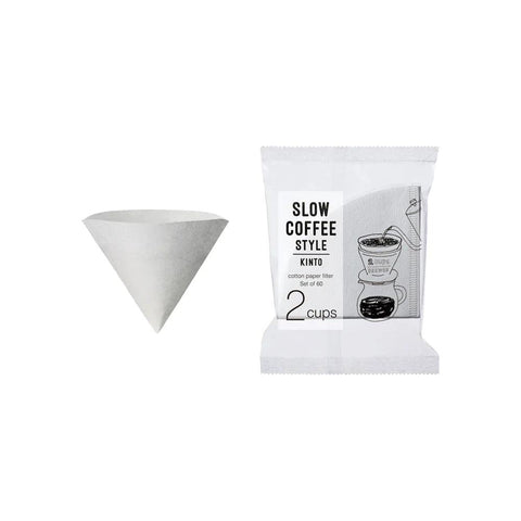 KINTO SCS コットンペーパーフィルター 2 cups - オーガニックコーヒーの通販、サブスク - コーヒー豆の卸売り | TOKYO COFFEE Organic Coffee