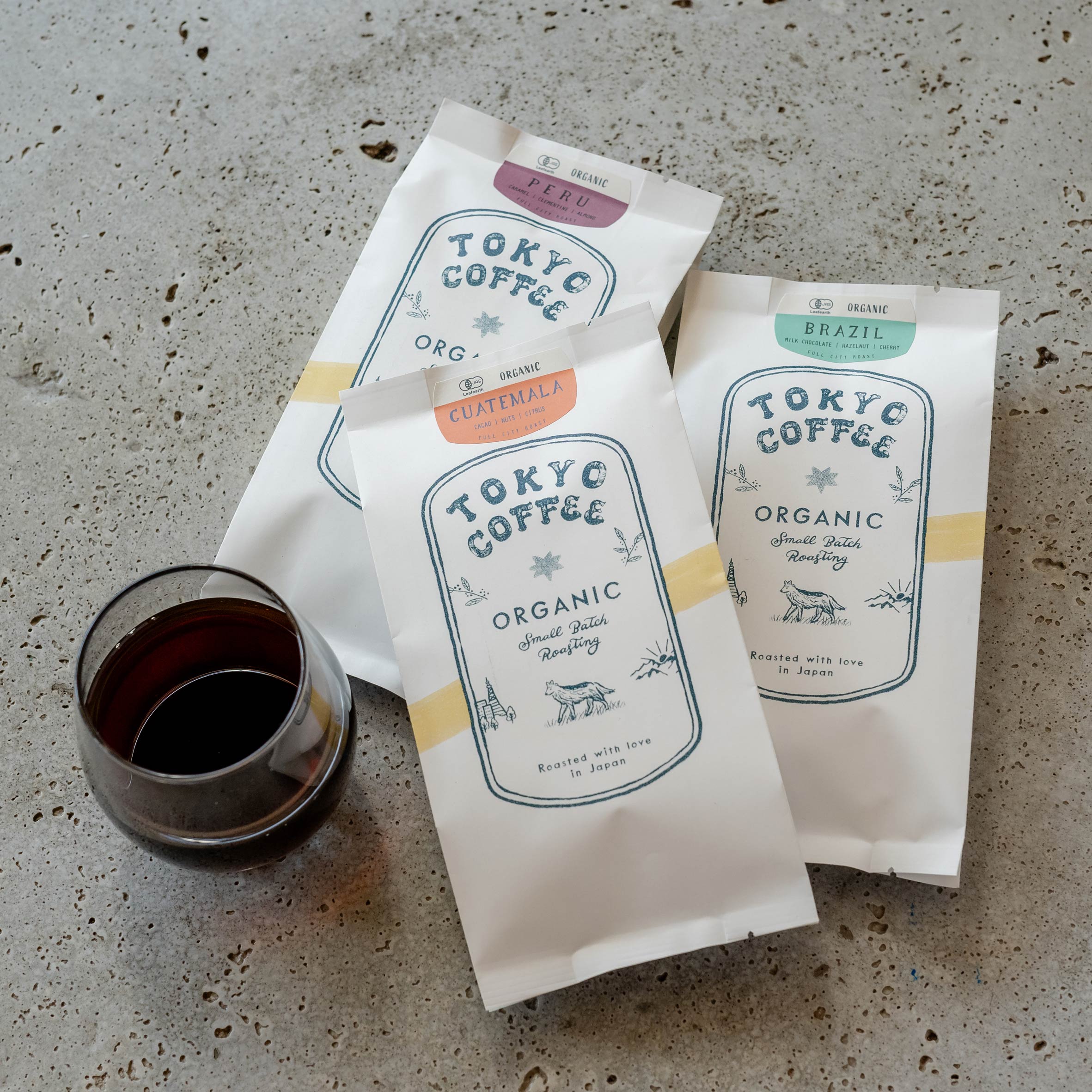 中南米 お試しセット 100g x3 ｜ TOKYO COFFEE のオーガニック