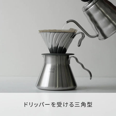 HARIO V60 アウトドア メタルコーヒーサーバー - オーガニックコーヒーの通販、サブスク - コーヒー豆の卸売り ｜ TOKYO COFFEE Organic Coffee