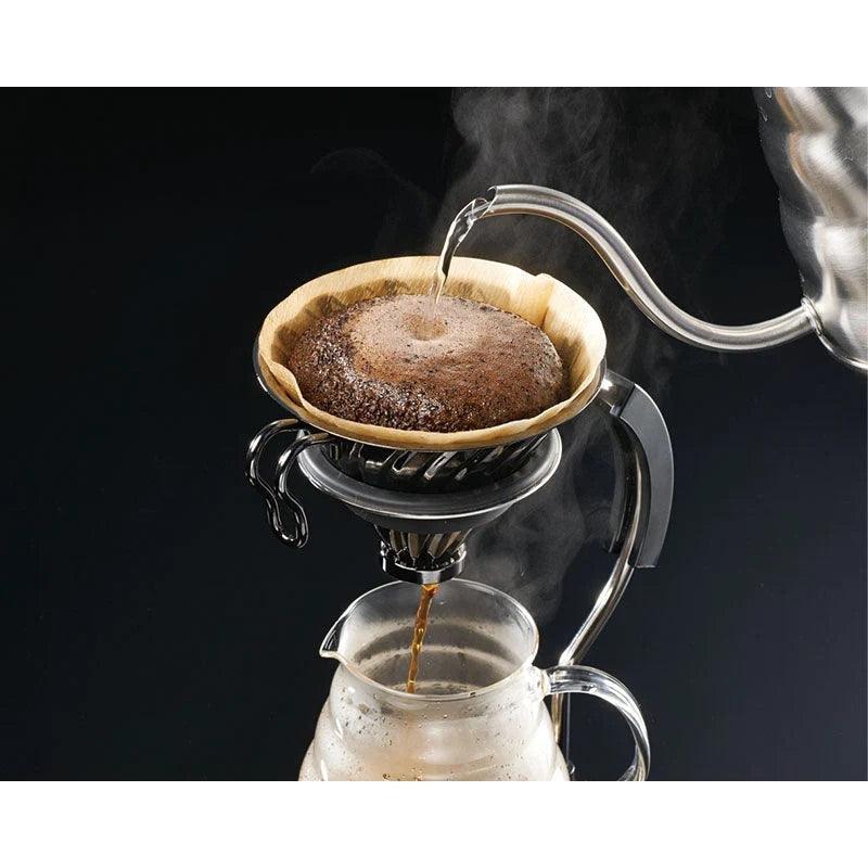 廃盤品　ハリオ　コーヒーメーカー　シルバー V60 コーヒーサーバー02セット ペールグレー｜HARIO Official Shop