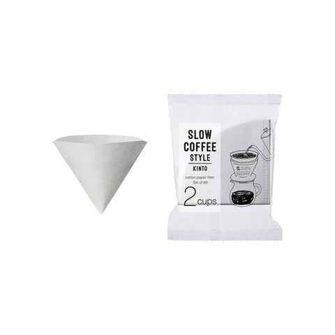 KINTO SCS コットンペーパーフィルター 2 cups - オーガニックコーヒーの通販、サブスク - コーヒー豆の卸売り ｜ TOKYO COFFEE Organic Coffee