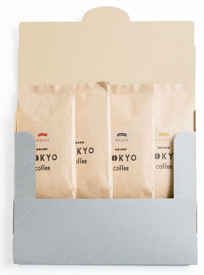 オススメ Sampler 50g x4 - オーガニックコーヒーの通販、サブスク - コーヒー豆の卸売り ｜ TOKYO COFFEE Organic Coffee