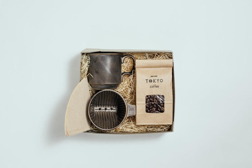 Tokyo Coffee Blend x Ancient Pottery Set - オーガニックコーヒーの通販、サブスク - コーヒー豆の卸売り ｜ TOKYO COFFEE Organic Coffee