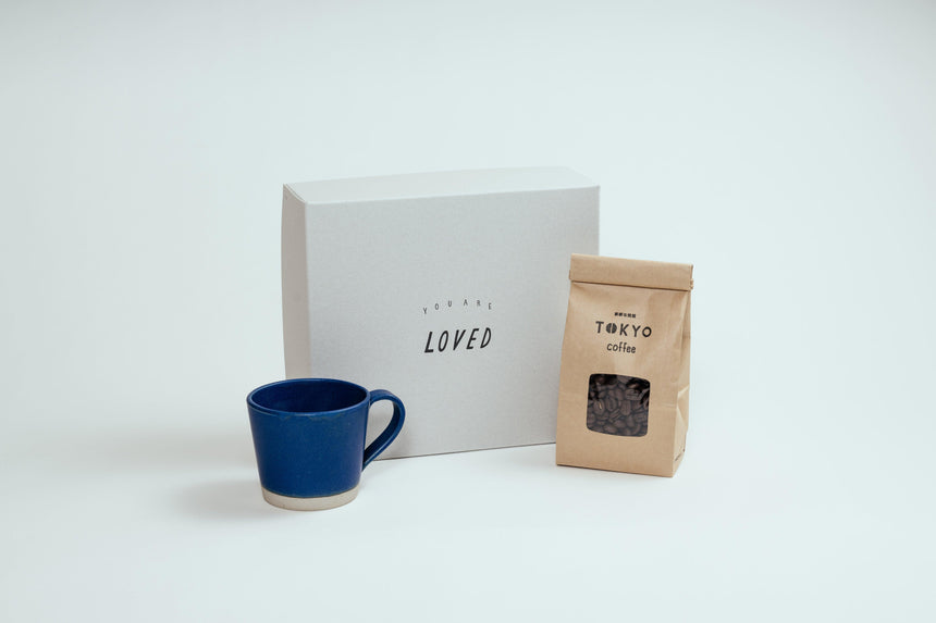 Tokyo Coffee Blend x CHIPS Mug (Blue) - オーガニックコーヒーの通販、サブスク - コーヒー豆の卸売り ｜ TOKYO COFFEE Organic Coffee