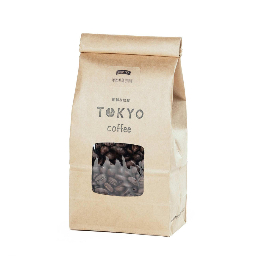 オーガニック コーヒー スマトラ コーヒー豆 通販 サブスク フルシティロースト TOKYO COFFEE  Organic Sumatra coffee beans